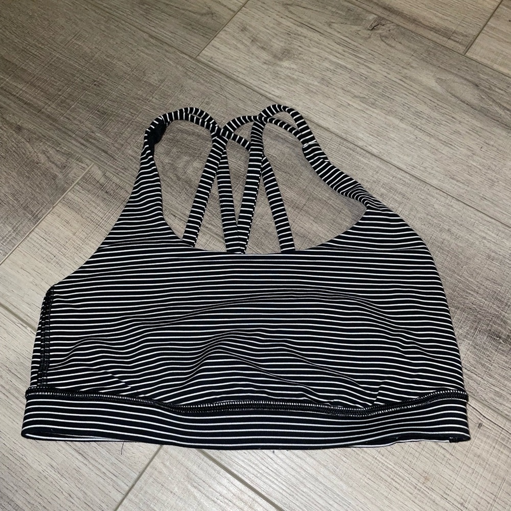 Lululemon Striped Sports Bra size 6